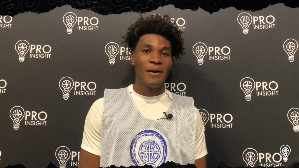 Tounde Yessoufou Interview at 2022 Pro Insight Blueprint Combine