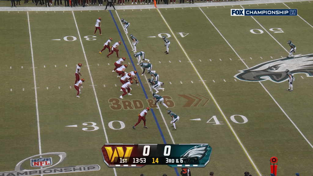 Washington Commanders vs Philadelphia Eagles at 2024 NFC Championship Game