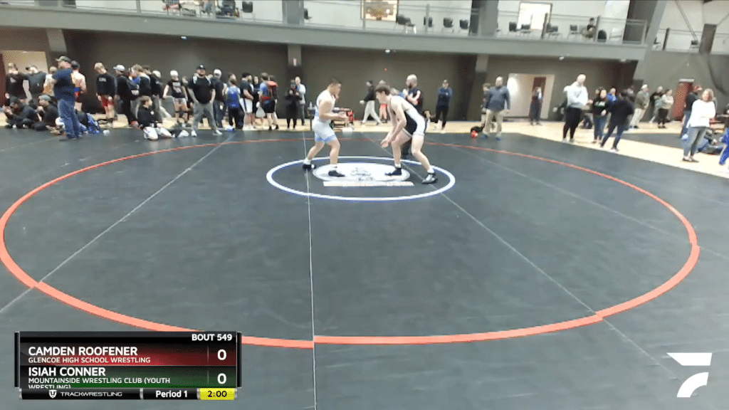 Camden Roofener Glencoe High School Wrestling Vs Isiah Conner Mountain