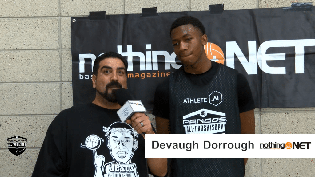 Devaughn Dorrough at Pangos All Frosh Soph Camp