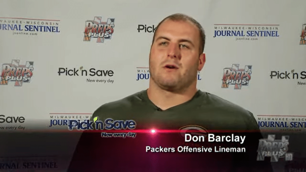 Don Barclay Green Bay Packers OL - HQZ Don Barclay Green Bay Packers OL