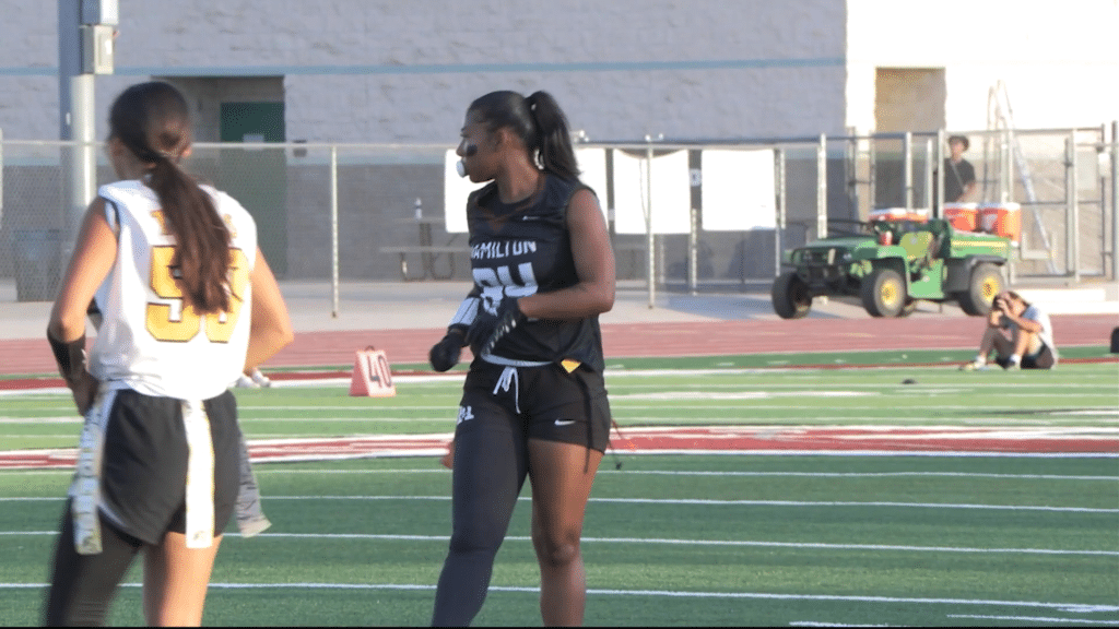 Hamiltons Flag Football Star Samaya Taylor Jenkins - HQZ Hamiltons Flag Football Star Samaya Taylor Jenkins