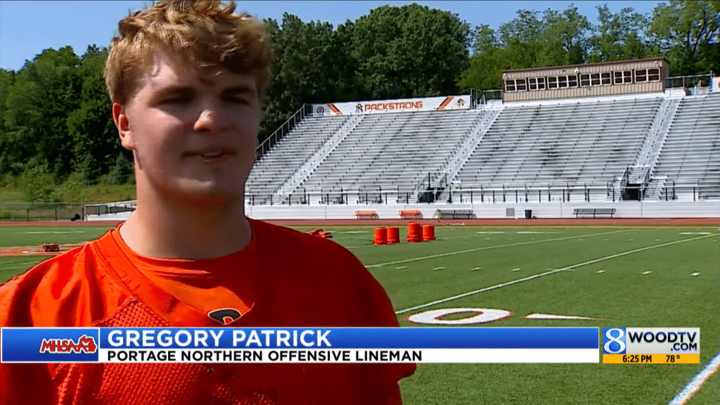Portage Northern Defensive Lineman Gregory Patrick