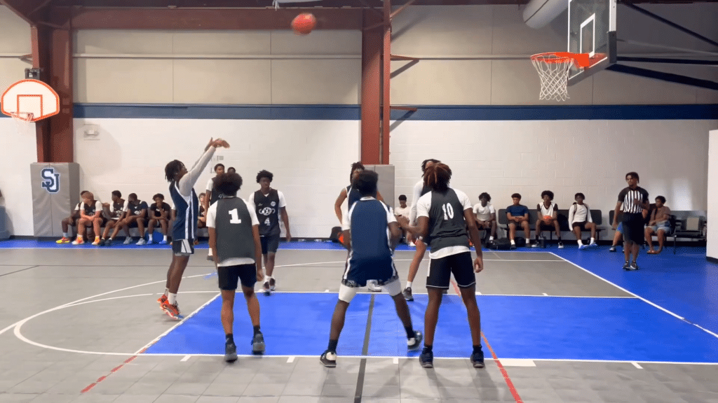 Taveon Dunbar Elite 100 Basketball Showcase