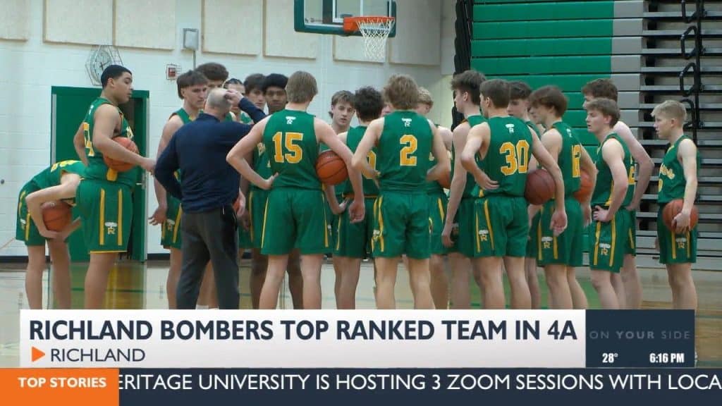 The Richland Bomber Boys dominate as top basketball team in 4A class state rankings - HQZ The Richland Bomber Boys dominate as top basketball team in 4A class state rankings