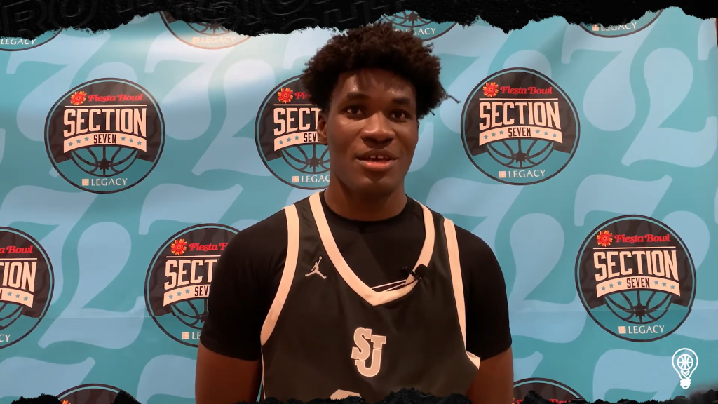 Tounde Yessoufou at 2022 Section 7 Tournament