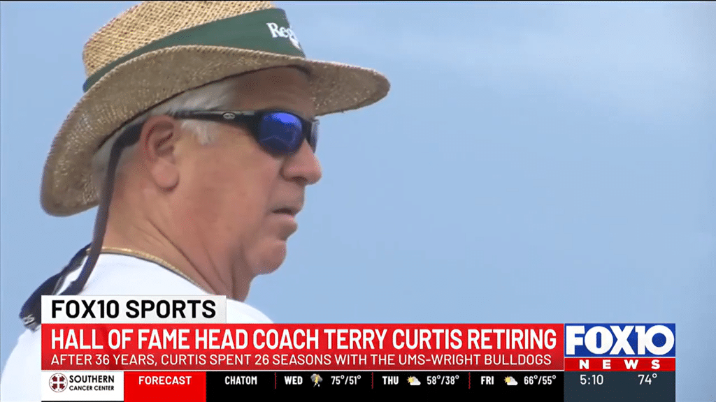 UMS-Wright Head Football Coach Terry Curtis officially retires - HQZ UMS-Wright Head Football Coach Terry Curtis officially retires