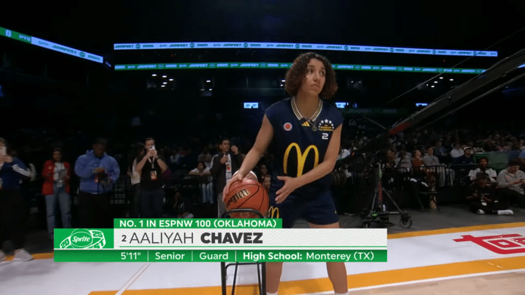 Aaliyah Chavez vs Mikel Brown Jr in the 2025 JamFest 3-Point Battle of Champions - HQZ Aaliyah Chavez vs Mikel Brown Jr in the 2025 JamFest 3-Point Battle of Champions