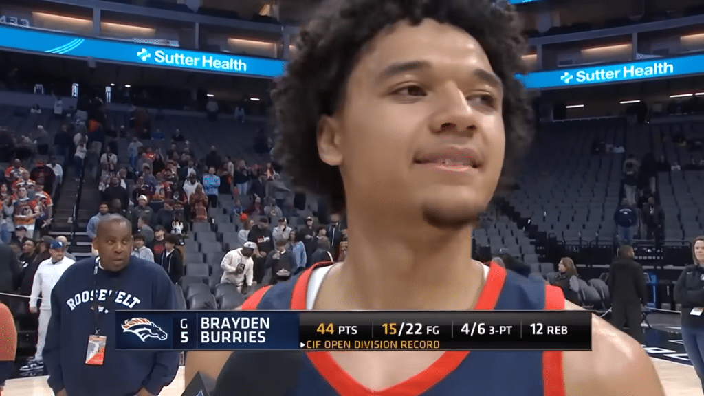 Brayden Burries GOES OFF for 44 points in CIF Open Division state championship game - HQZ Brayden Burries GOES OFF for 44 points in CIF Open Division state championship game