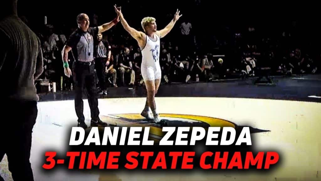 Daniel Zepeda Wins His Third California High School State Wrestling Title