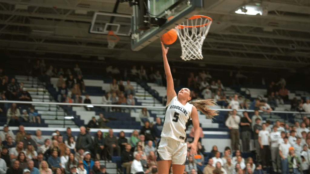 Duke commit Emilee Skinner finished with 18 points for Ridgeline - HQZ Duke commit Emilee Skinner finished with 18 points for Ridgeline