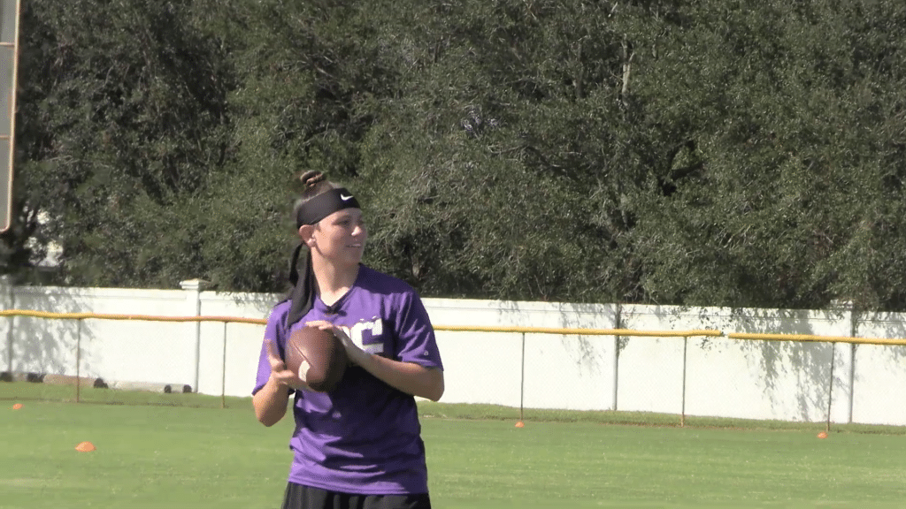 Fort Pierce Central Flag QB Adrienne Rivera - HQZ Fort Pierce Central Flag QB Adrienne Rivera