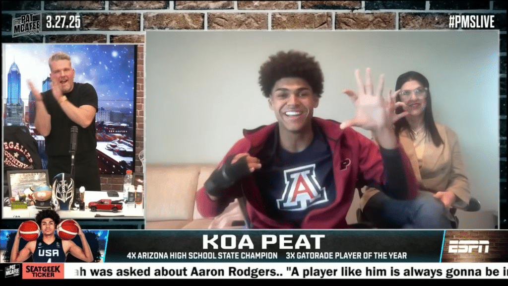 Koa Peat announces commitment to Arizona - HQZ Koa Peat announces commitment to Arizona