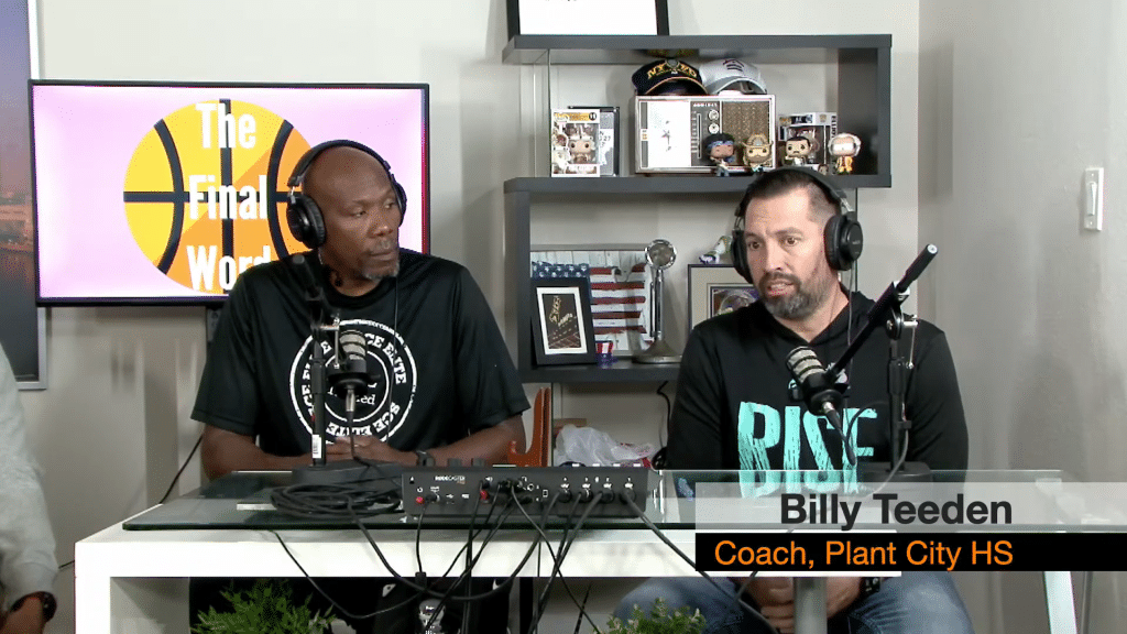 Plant City HS basketball coach Billy Teeden