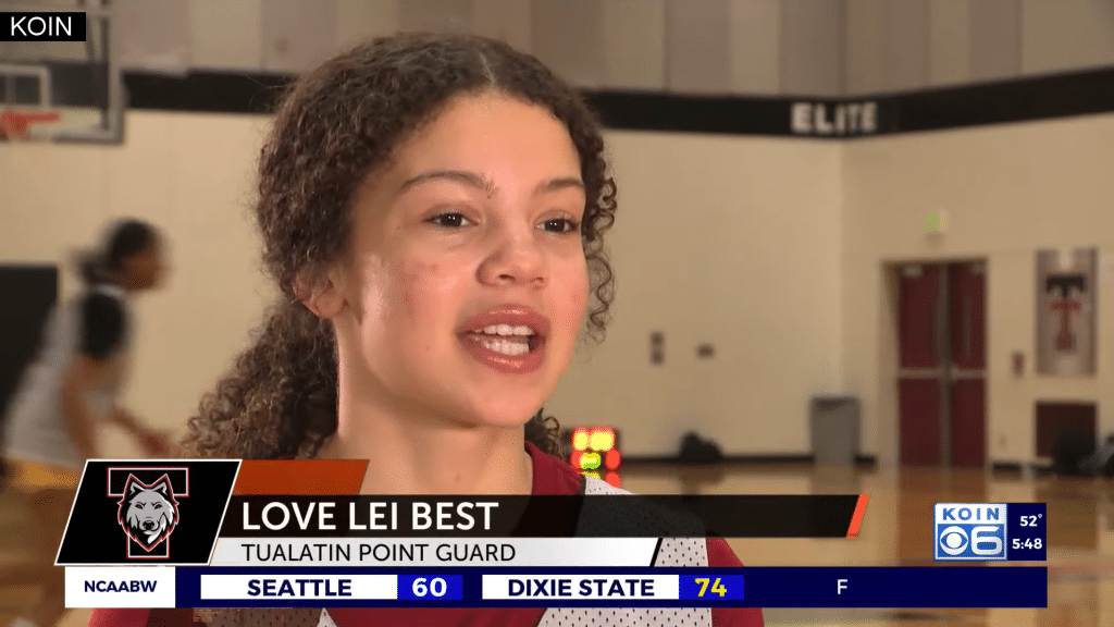 Tualatin freshman Love Lei Best taking girls basketball scene by storm - HQZ Tualatin freshman Love Lei Best taking girls basketball scene by storm