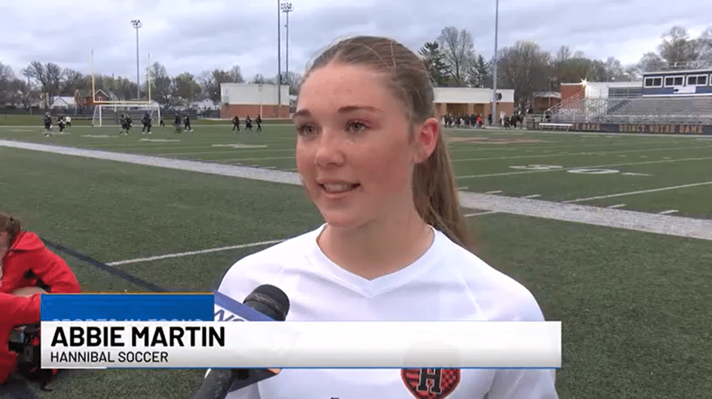 Abbie Martin leads the way for Hannibal soccer