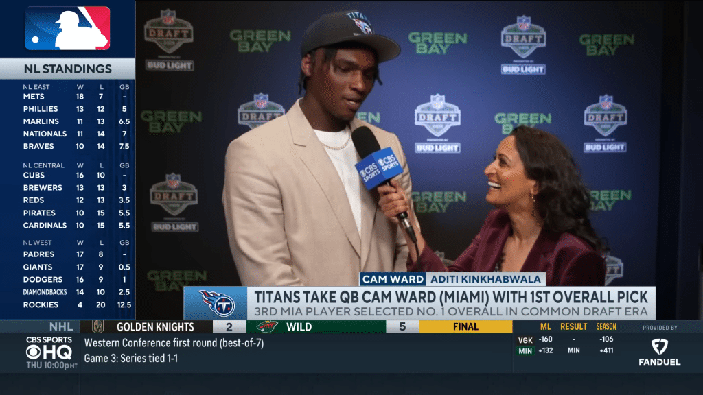 Cam Ward speaks after the 2025 NFL Draft - HQZ Cam Ward speaks after the 2025 NFL Draft