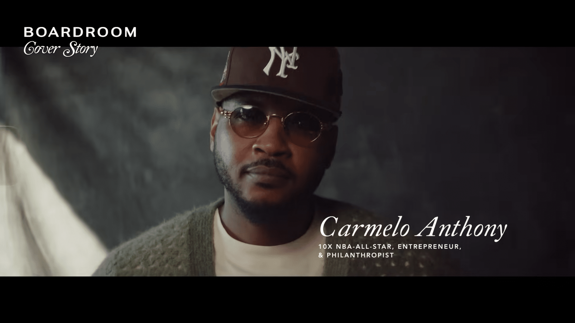 Carmelo Anthony at Boardroom Cover Story - HQZ Carmelo Anthony at Boardroom Cover Story