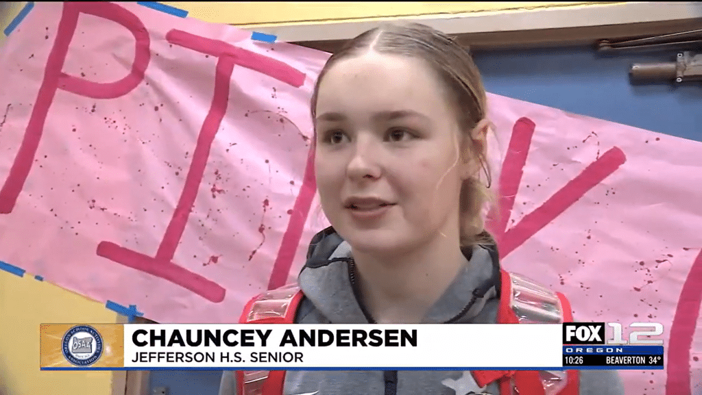 Jefferson HS senior Chauncey Andersen - HQZ Jefferson HS senior Chauncey Andersen