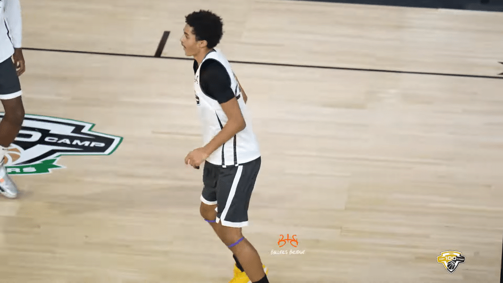 Joshua Lewis at NBPA TOP 100 CAMP