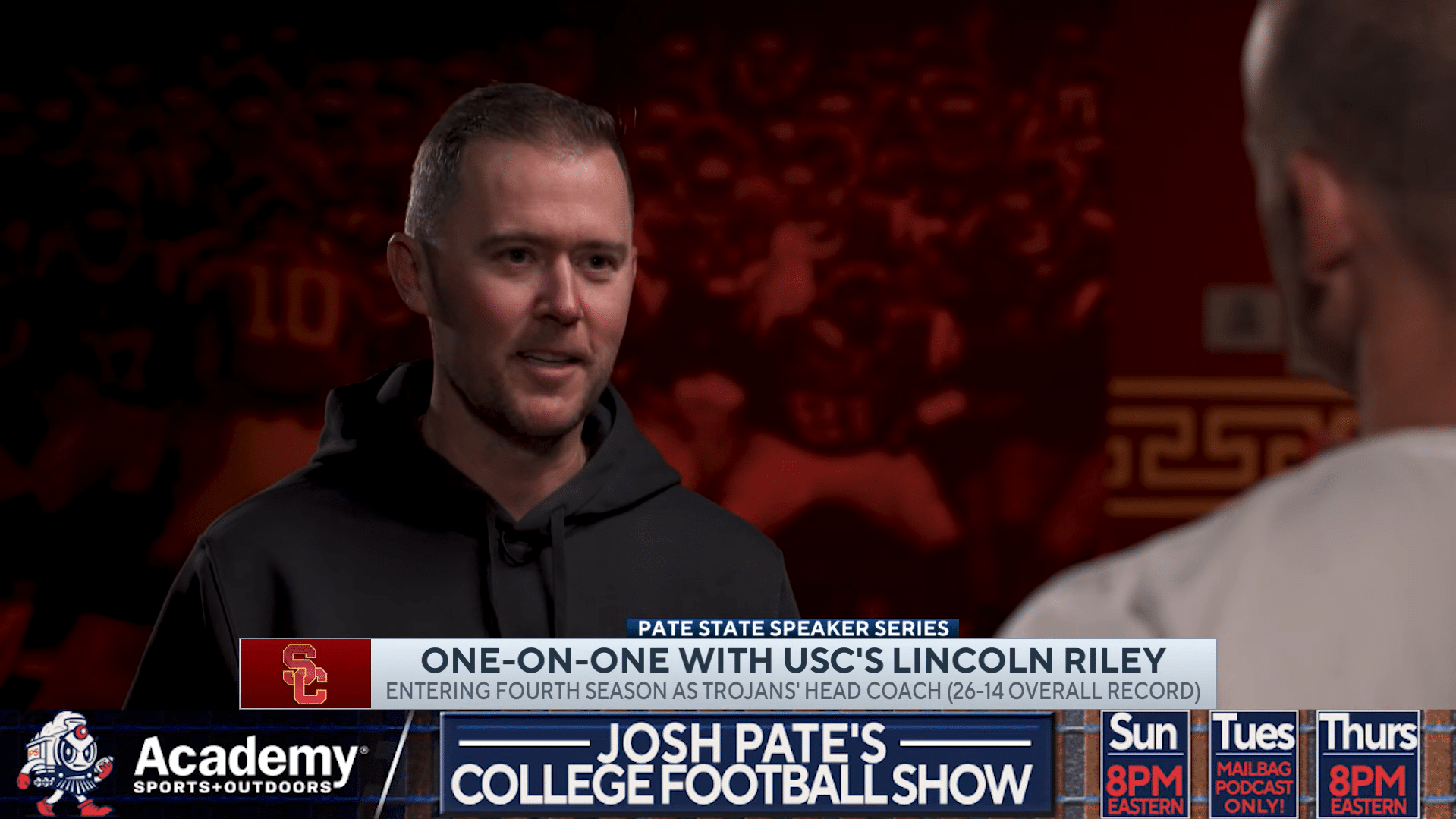 Lincoln Riley of USC - HQZ Lincoln Riley of USC
