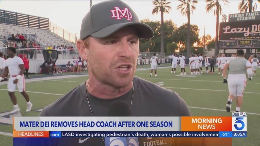 Mater Dei football coach out after just one season