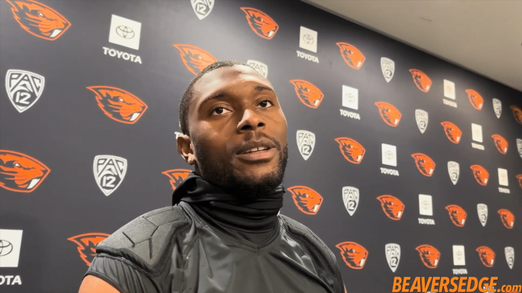Oregon State DB Jaden Robinson - HQZ Oregon State DB Jaden Robinson