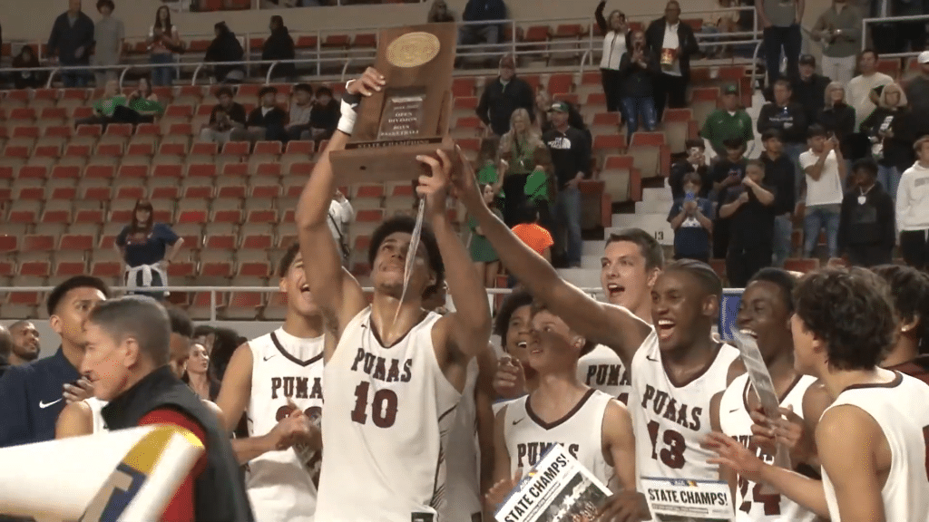 Perry Pumas complete 4-peat as boys basketball state champs
